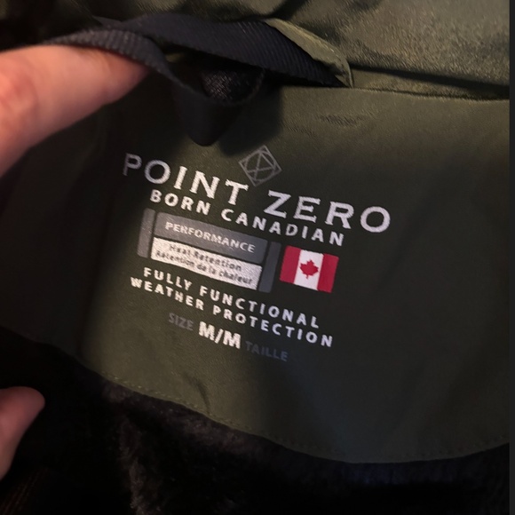 Point Zero Levi khaki green utility puffer jacket parka NWOT - Picture 10 of 16